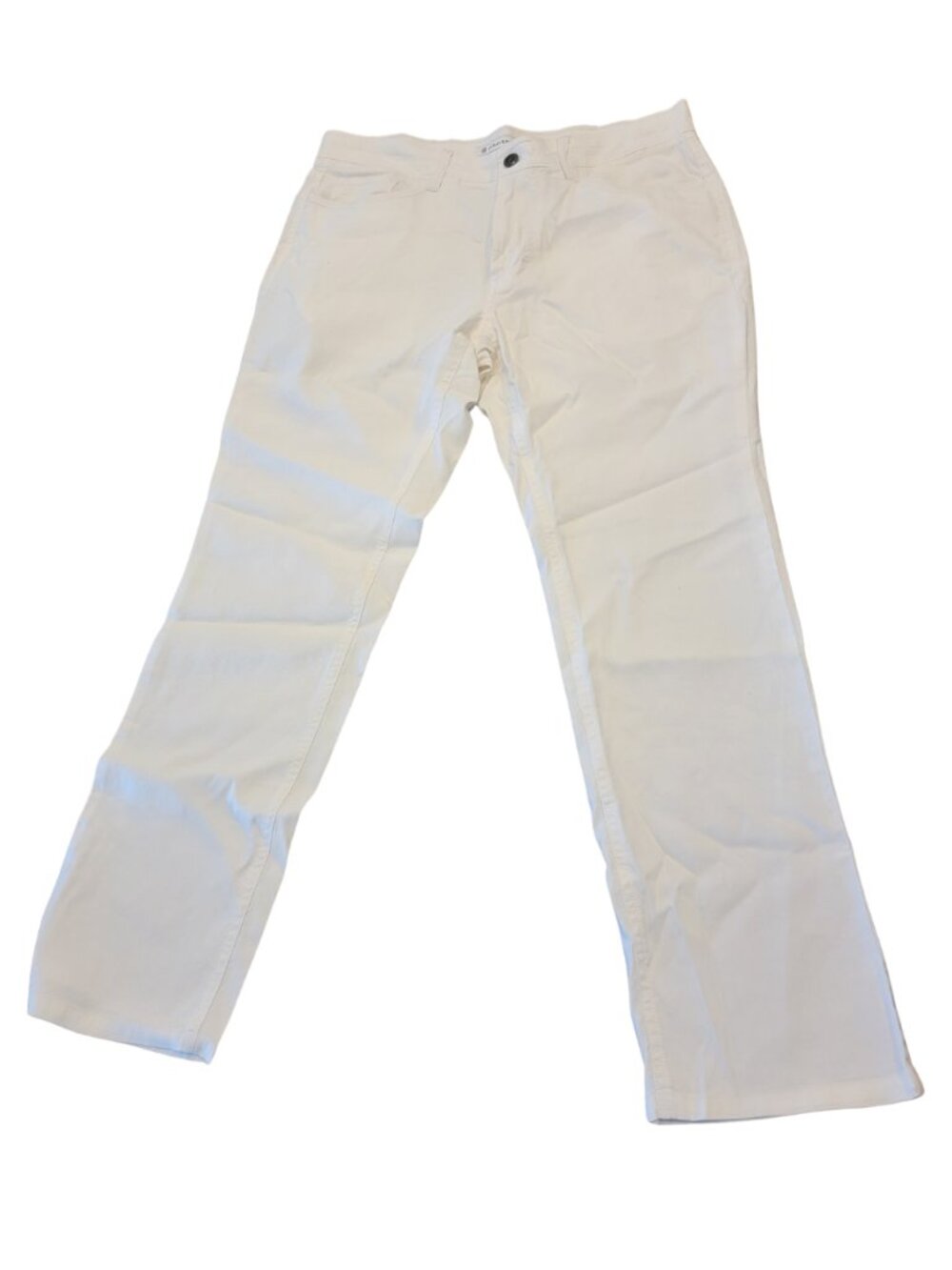 Cubavera White Linen Blend  Denim 5 Pocket Jeans/Casual Dress Slacks